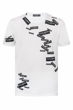 Logo-patched t-shirt, zdjęcie 1 Logo-patched t-shirt od Dolce & Gabbana